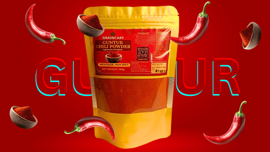 GrainCart Premium Guntur Chilli Powder – 100% Pure & Natural
