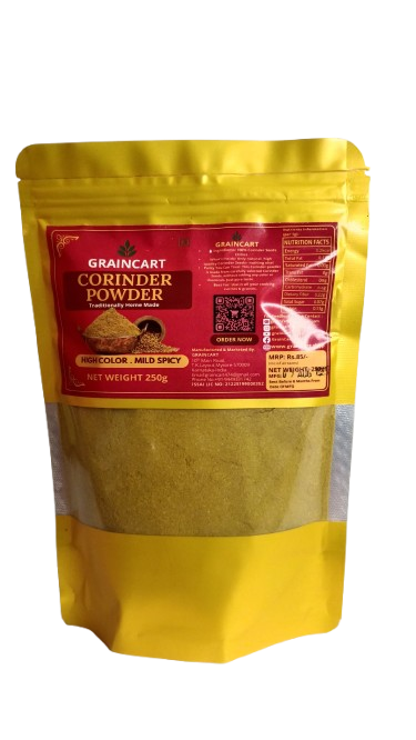 GrainCart Premium Coriander Powder – 100% Pure & Freshly Ground