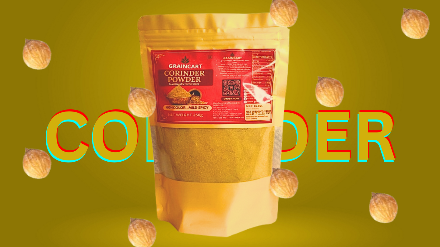 GrainCart Premium Coriander Powder – 100% Pure & Freshly Ground
